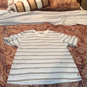 Izod Men’s, Medium Crew neck, Blue &navy stripes